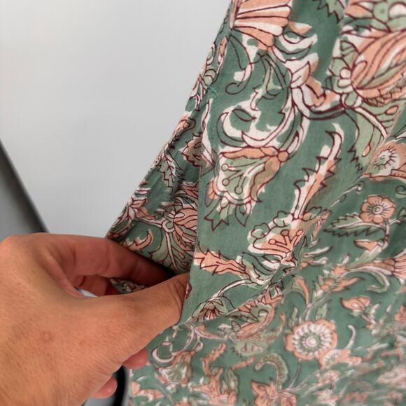 SAYLOR Ruffle Shouler Darya Maxi Dress // S - Picture 8 of 12